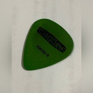 Smash Mouth Signed Greg Camp Green Guitar Pick